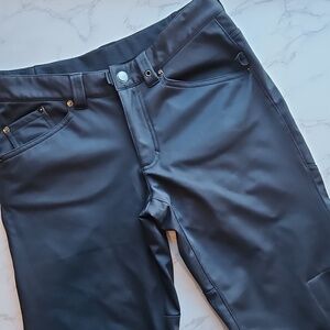 Athleta Black Outdoor Softshell Snow Pants 6P